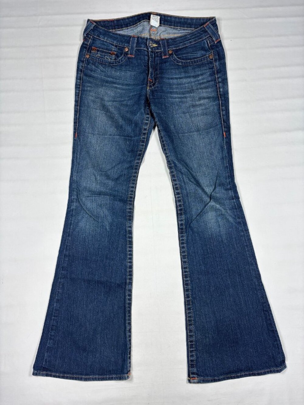 True Religion Bobby Bootcut Flare Jeans Womens Made In USA Denim Y2K 32X34